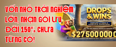 Khuyến Mãi Chào Mừng 100%